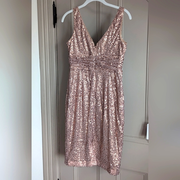 Sequin Sleeveless Dress in Rose Gold - Picture 6 of 9